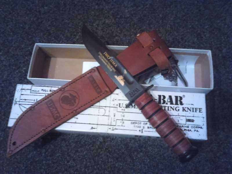 9)Ka-Bar Fighting Knife USMC - нож морпеха.