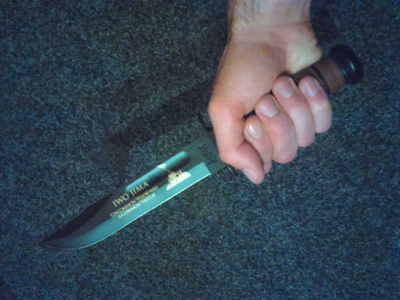 14)Ka-Bar Fighting Knife USMC - нож морпеха.