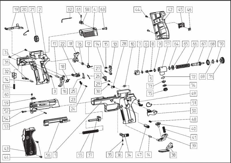 8)Взрыв-схемы и коды запчастей пистолетов (Umarex)