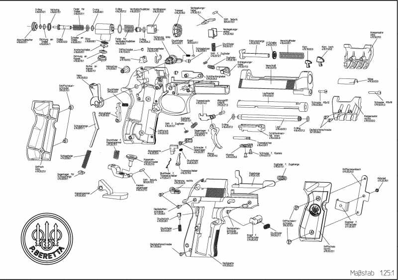 1)Взрыв-схемы и коды запчастей пистолетов (Umarex)