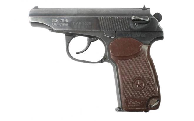 Газовый пистолет ИЖ-79-8 8мм №ТАК9338