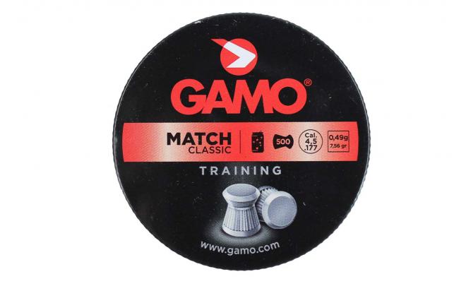 Пули пневматические GAMO Match 4,5 мм 0,49 грамма (500 шт.)