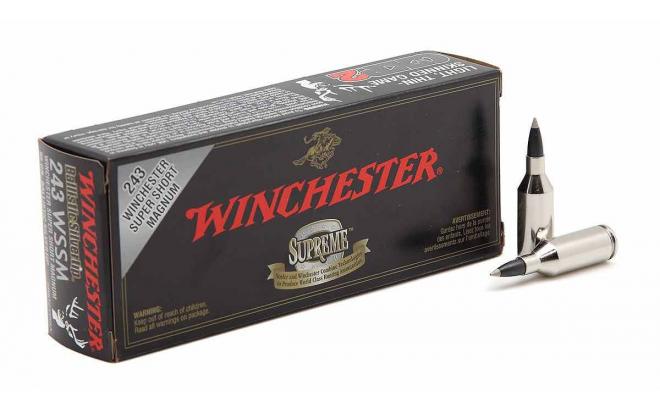 Патрон 243 WSSM Ballistic Silver Tip 6,16 Winchester (в пачке 20 штук, цена...