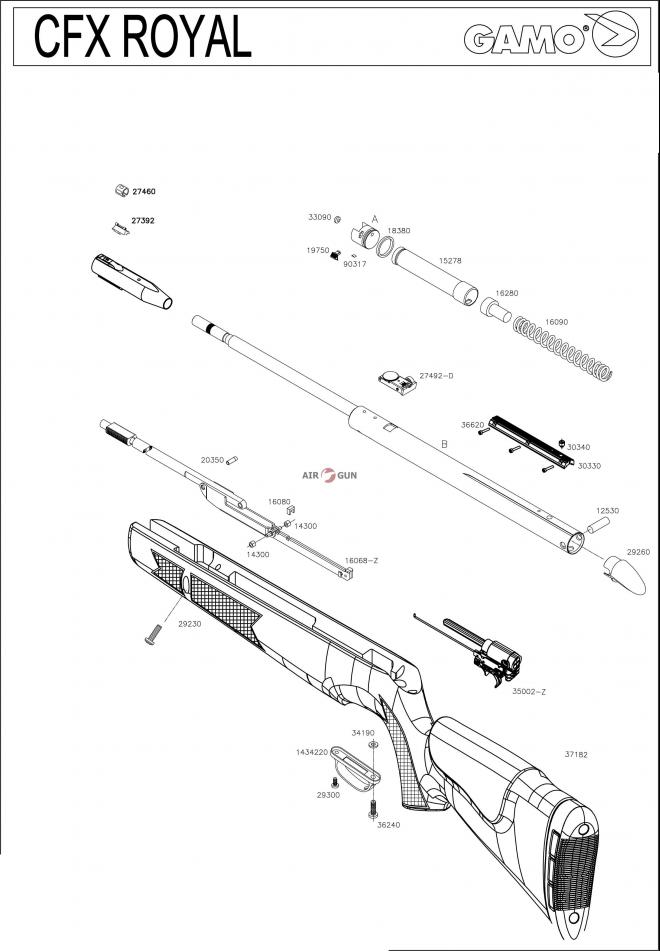 Gamo cfx схема разборки