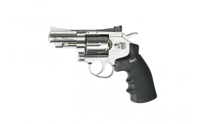 Пневматический револьвер ASG Dan Wesson 2.5 серебристый Silver 4,5 мм 