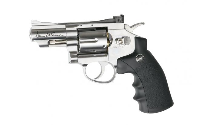 Пневматический револьвер ASG Dan Wesson 2,5 Silver пулевой кал.4,5 мм