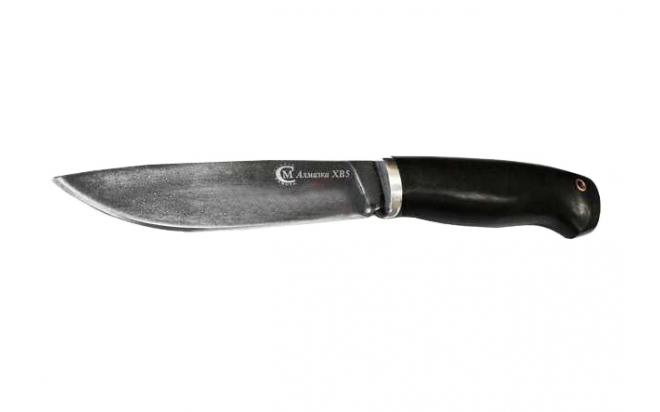 Нож Финский кован ст ХВ-5, литье, рукоять из ценных пород  дерева