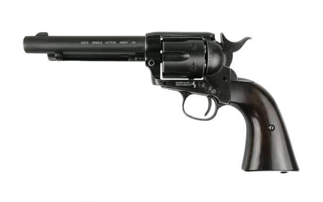 Пневматический револьвер Umarex Colt SAA .45-5,5 antik finish пулевой 4,5 мм 