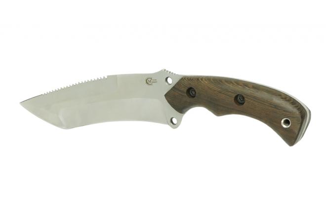 Нож Буран ст.65х13 рукоять из ценных пород дерева