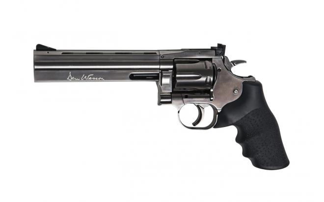 Пневматический револьвер ASG Dan Wesson 715-6 steel grey пулевой 4,5 мм