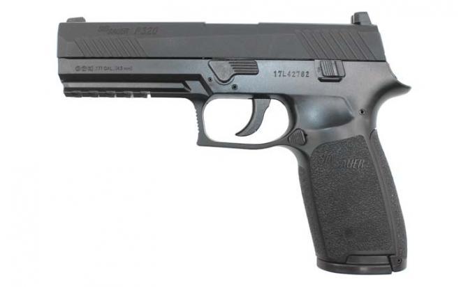 Пневматический пистолет Sig Sauer P320 BLK 4,5 мм