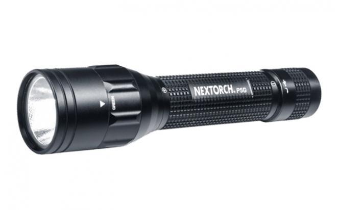 Фонарь Nextorch P5G аккумуляторный (800 люмен белый, 200 люмен зеленый, выносная кнопка, кронштейн, micro USB-кабель, аккумулято