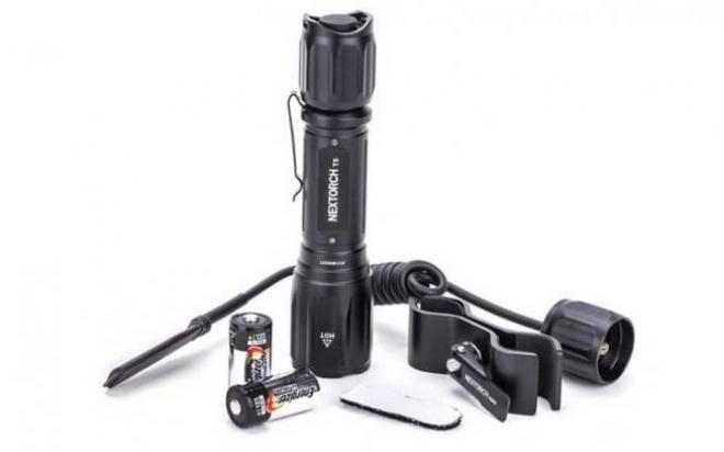 Фонарь Nextorch T5 760 люмен (кронштейн, выносная кнопка, клипса, АКБ 18650/2ХCR123)