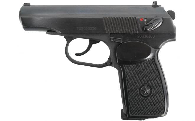 Пневматический пистолет МР-654К 4,5 мм (черный)