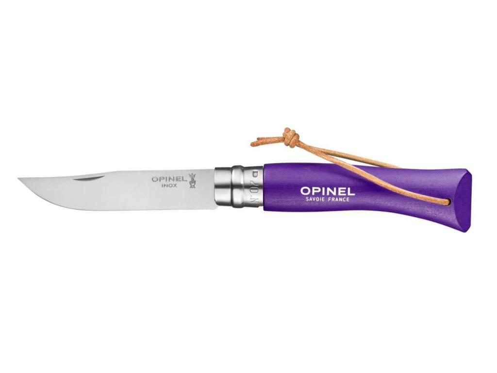 Нож Opinel серии Tradition Trekking №07 (клинок 8 см, нержавеющая сталь, рукоять граб, фиолетовый) Нож Opinel серии Tradition Trekking №07 (клинок 8 см, нержавеющая сталь, рукоять граб, фиолетовый)