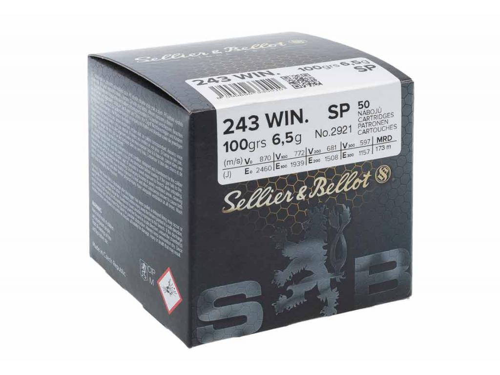 Патрон 6,2x52 (.243 Win) SP 6,5 Bulk Packing Box S&B (в пачке 50 штук, цена 1 патрона) Патрон 6,2x52 (.243 Win) SP 6,5 Bulk Packing Box S&B (в пачке 50 штук, цена 1 патрона)