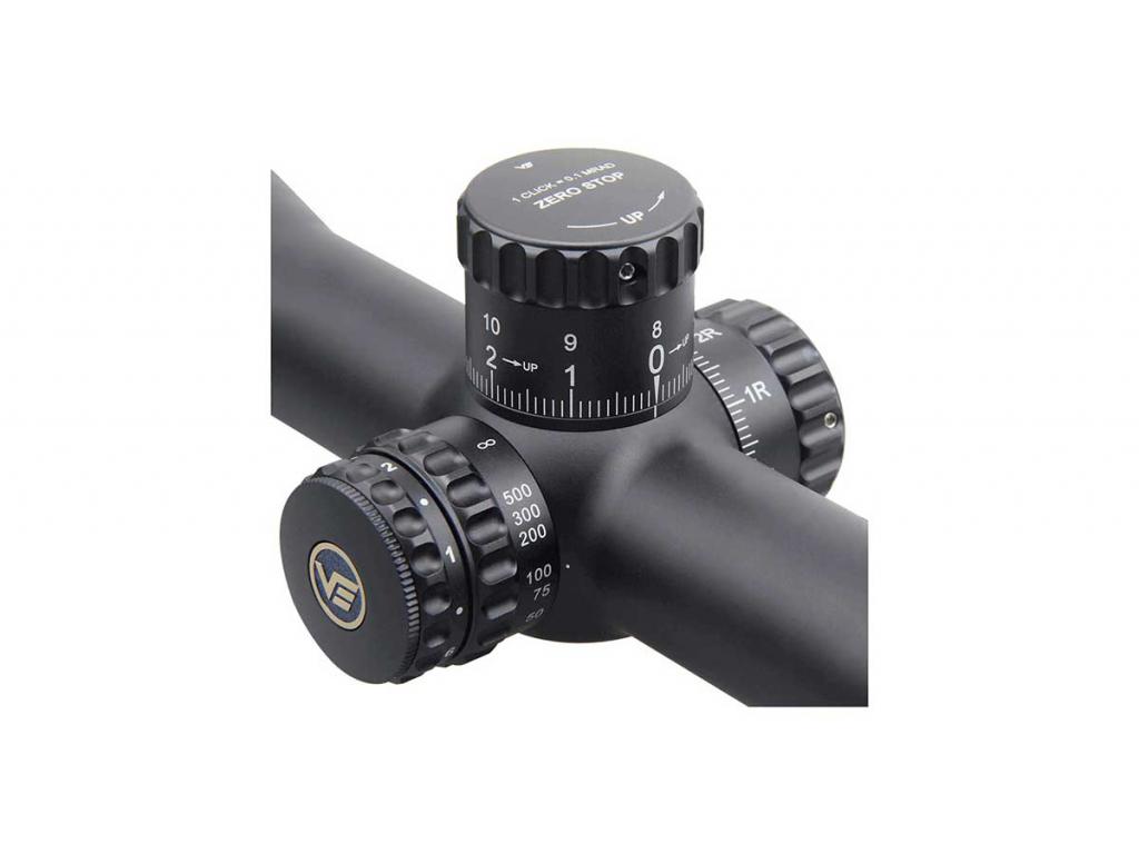 Оптический прицел Vector Optics Continental x8 2-16x44 ED 30 мм, сетка L4a, с подсветкой (SCOM-39P) - колесо отстройки, вид справа Оптический прицел Vector Optics Continental x8 2-16x44 ED 30 мм, сетка L4a, с подсветкой (SCOM-39P) - колесо отстройки, вид справа