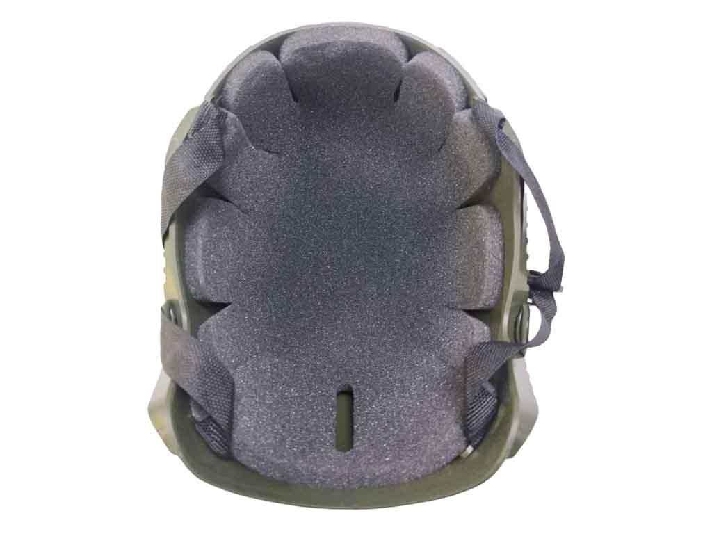 Тактический шлем страйкбольный Fast TG-tph-gr (пластик, зеленый) вид№6 Тактический шлем страйкбольный Fast TG-tph-gr (пластик, зеленый) вид№6