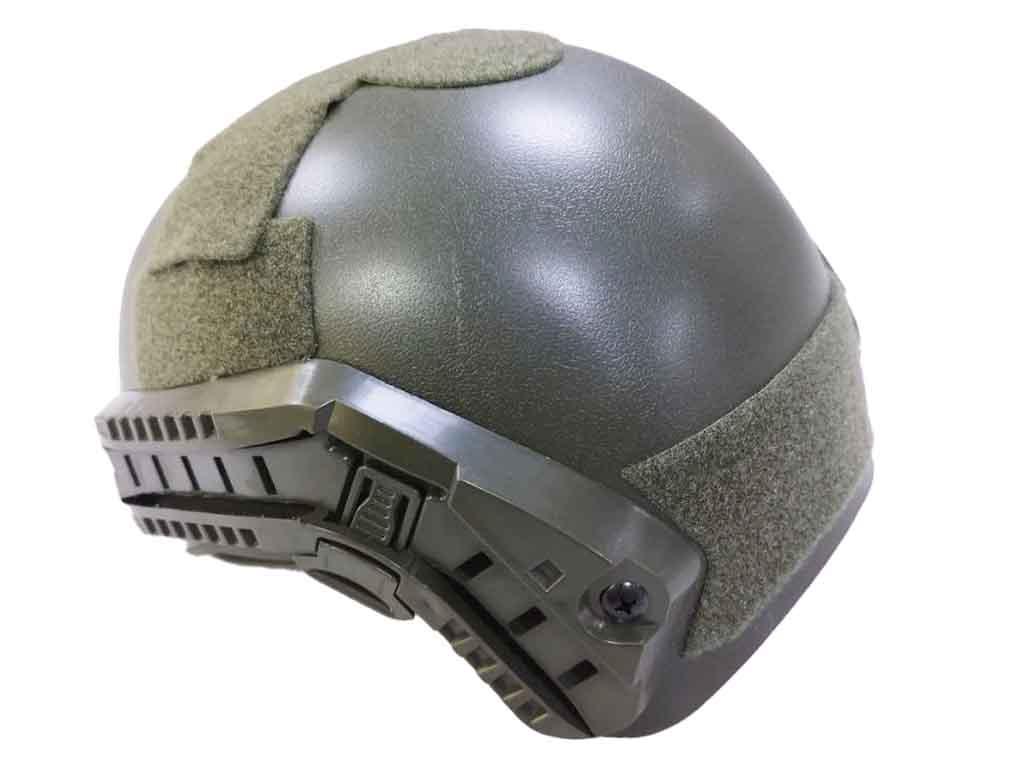 Тактический шлем страйкбольный Fast TG-tph-gr (пластик, зеленый) вид№2 Тактический шлем страйкбольный Fast TG-tph-gr (пластик, зеленый) вид№2