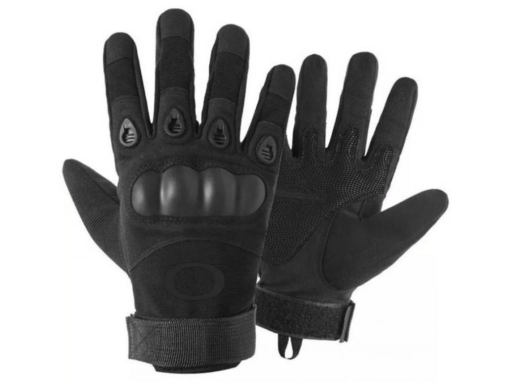 Перчатки тактические Oval полноразмерные (черные) Перчатки тактические Oval полноразмерные (черные)