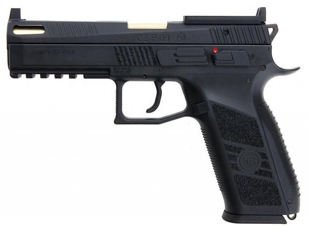 Пистолет KJW CZ P-09 GAS OR (Optics Ready) Black GBB Пистолет KJW CZ P-09 GAS OR (Optics Ready) Black GBB