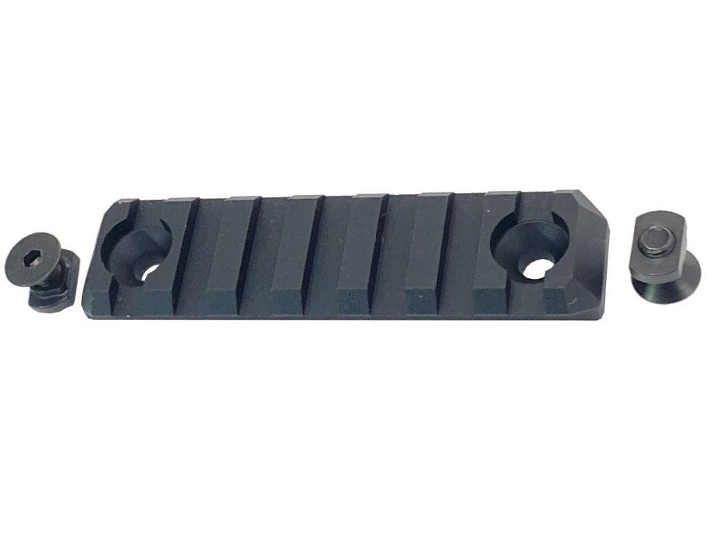 Планка Вектор-7,62 Picatinny VR-PIC7 на M-Lok (7 слотов) вид сверху Планка Вектор-7,62 Picatinny VR-PIC7 на M-Lok (7 слотов) вид сверху