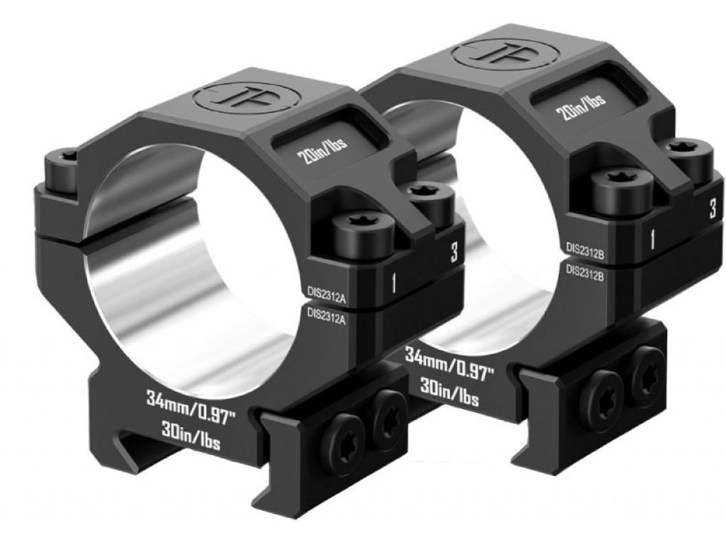 Кольца крепление для оптического прицела Discovery 34 мм (низкие 8 мм, на Weaver, 7075) Кольца крепление для оптического прицела Discovery 34 мм (низкие 8 мм, на Weaver, 7075)