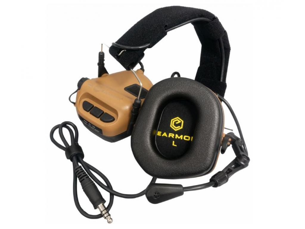 Наушники активные Earmor M31 Mark CB (коричневый), вид №2 Наушники активные Earmor M31 Mark CB (коричневый), вид №2