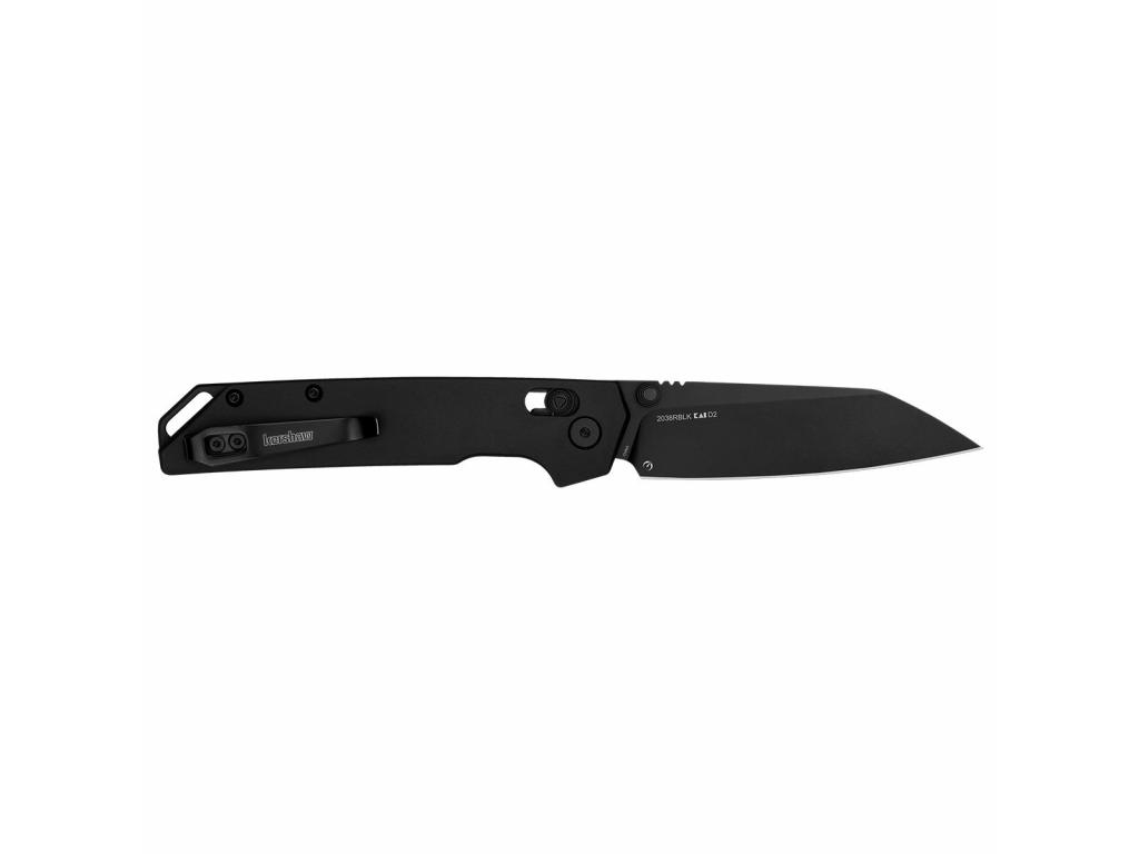 Нож Kershaw Iridium Reverse Tanto (рукоять black алюминий, клинок D2), вид №2 Нож Kershaw Iridium Reverse Tanto (рукоять black алюминий, клинок D2), вид №2