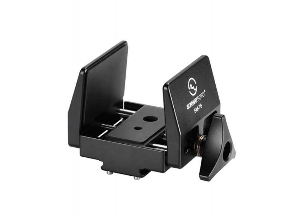 Штатив-трипод Sunwayfoto T3640CS-D с зажимом SM-76 под ложе (карбон), вид зажима №2 Штатив-трипод Sunwayfoto T3640CS-D с зажимом SM-76 под ложе (карбон), вид зажима №2