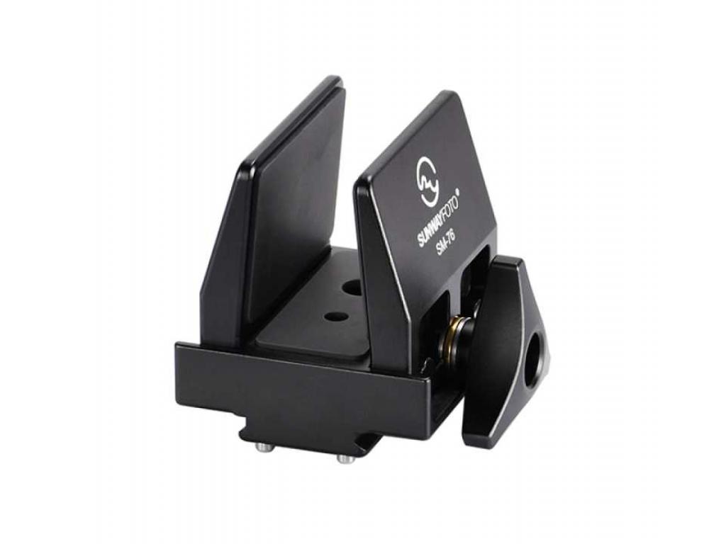 Штатив-трипод Sunwayfoto T3640CS-D с зажимом SM-76 под ложе (карбон), вид зажима №1 Штатив-трипод Sunwayfoto T3640CS-D с зажимом SM-76 под ложе (карбон), вид зажима №1