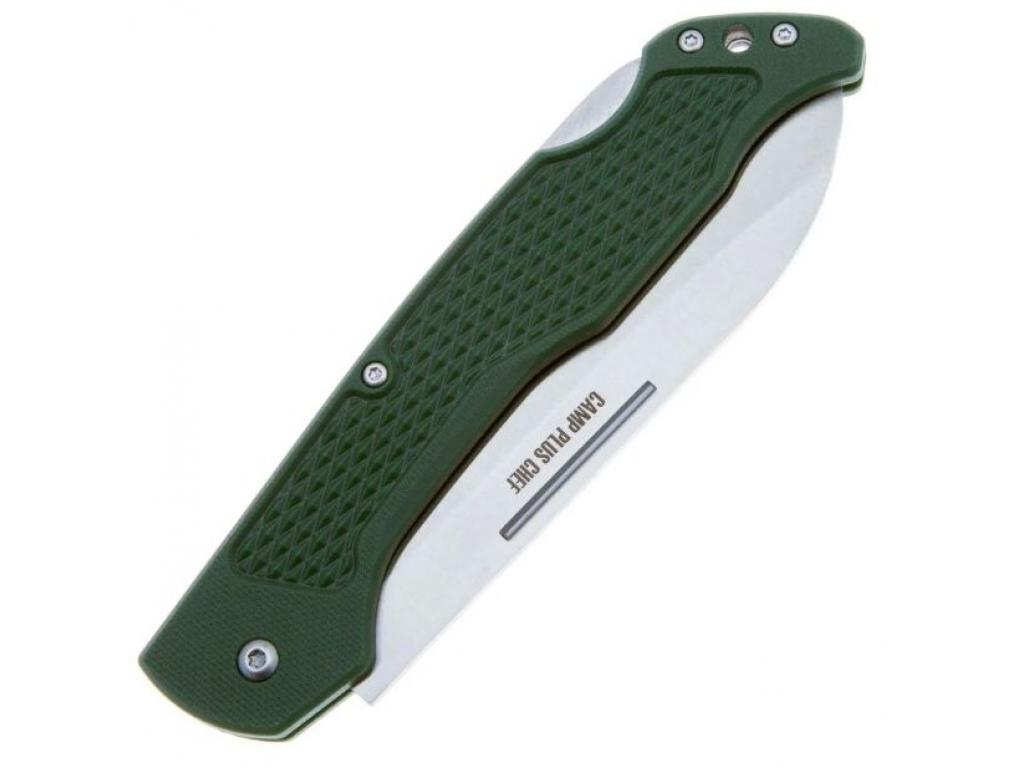 Нож Ontario Camp Plus Santoku Lockback (зеленый), вид №2 Нож Ontario Camp Plus Santoku Lockback (зеленый), вид №2