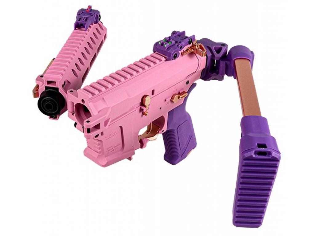 Страйкбольная модель автомата GG FAR 9 FAR-9MM-PIK-PBB-NCM (Pink, 130-140 м-с) - складывание Страйкбольная модель автомата GG FAR 9 FAR-9MM-PIK-PBB-NCM (Pink, 130-140 м-с) - складывание