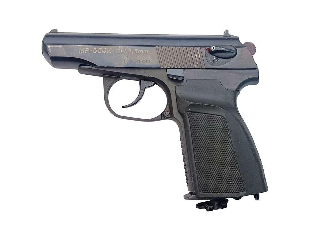 Пневматический пистолет МР-654К 4,5 мм (ПММ) (уц) №Т0331783 Пневматический пистолет МР-654К 4,5 мм (ПММ) (уц) №Т0331783
