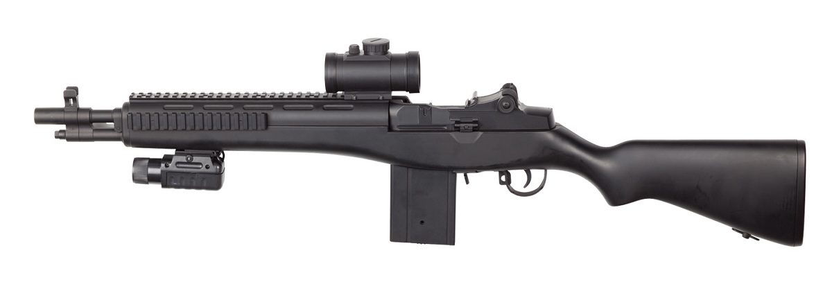 Страйкбольная модель винтовки ASG М 14 SOCOM (16561) вид слева Страйкбольная модель винтовки ASG М 14 SOCOM (16561) вид слева