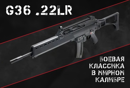 G36 .22LR: армейская винтовка в спортивном калибре