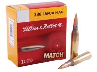 Патрон 8,6x70 (.338 Lapua Mag) HPBT 19,4 S&B (в пачке 10 штук, цена 1 патрона)