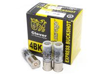 Патрон 12x70 картечь 6,2 Clever (в пачке 25 штук, цена 1 патрона)