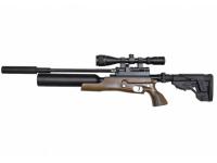 Пневматическая винтовка Jager SP Тактика с колбой 6,35 мм (прямоток, ствол 550 мм., полигональный без чока) вид слева