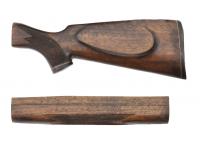 Приклад и цевье к МР-153 Монте-Карло деревянный затыльник (орех)