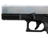 Оружие списанное охолощенное Glock 17 никель 9 мм P.A.K вид №1