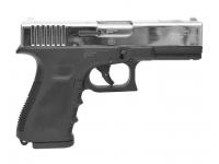 Оружие списанное охолощенное G19C (Glock 19) никель 9 мм P.A.K вид справа