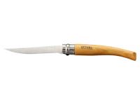 Нож Opinel серии Slim №10 (филейный, клинок 10 см, нержавеющая сталь, рукоять бук)