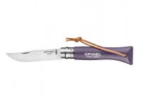 Нож Opinel серии Tradition Trekking №06 (клинок 7 см, нержавеющая сталь, рукоять граб, серо-фиолетовый)