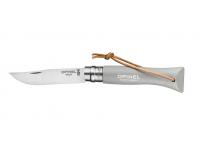 Нож Opinel серии Tradition Trekking №06 (клинок 7 см, нержавеющая сталь, рукоять граб, серый)