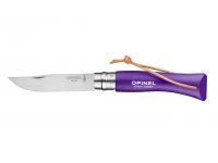Нож Opinel серии Tradition Trekking №07 (клинок 8 см, нержавеющая сталь, рукоять граб, фиолетовый)