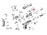 Магазин для пуль Диабло МР-655 4,5 мм 8 мест (ЕИФЮ.711124.001) на схеме