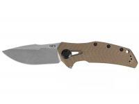 Нож складной Zero Tolerance Titanium and Coyote Tan 0308