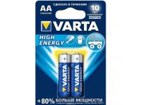 Батарейка АА Alkaline VARTA LONGLIFE Power (High Energy) LR6-2 Blister