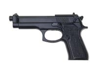 Пистолет тренировочный резиновый Beretta 92 (Черный)